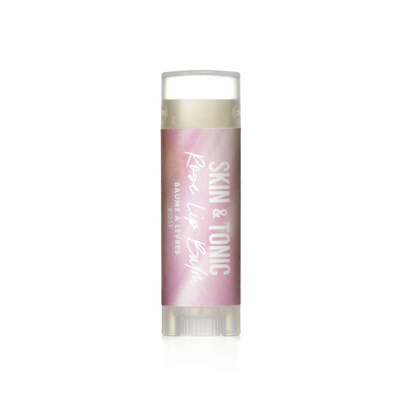 Skin & Tonic Lip Kit – 4x All-Natural Lip Balms with Coconut Oil, Shea Butter, Beeswax – Mint, Lemon, Rose and Naked - NewNest Australia