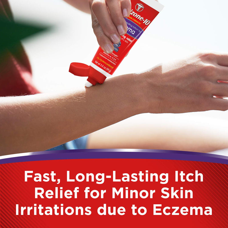 Cortizone 10 Intensive Healing Lotion for Eczema 3.5 oz., Maximum Strength 1% Hydrocortisone With Vitamins A, C & E - NewNest Australia