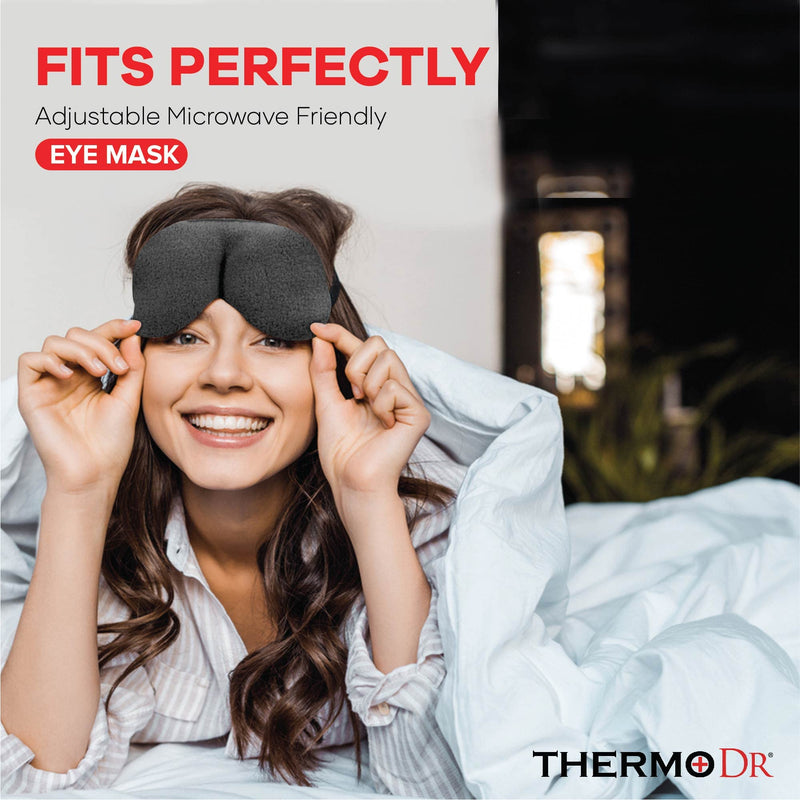 Heated Eye Mask for Dry Eyes & Blepharitis | Headaches & Migraines | Sinus Problems | Helps Relax & Relieve Tension | Elasticated Strap | One Size - NewNest Australia