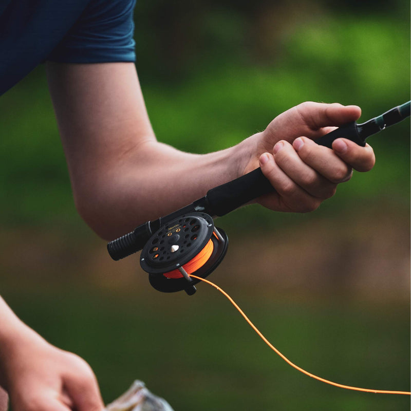 Martin Caddis Creek Fly Fishing Reel, Size 6/5 Single Action Fly Reel with Rim-Control, Changeable Right- or Left-Hand Retrieve, Lightweight Aluminum Spool, Brown - NewNest Australia