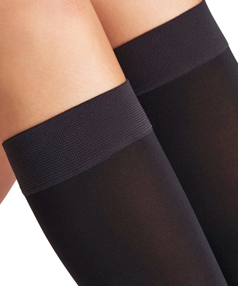 Falke Lufthansa Travel & Comfort Women'S Energize 50 Den Knee Socks Semi-Opaque Compression Pressure-Free Comfort Waistband Long Trips Sitting Better Blood Circulation Fine Soft Material 1 Pair - NewNest Australia