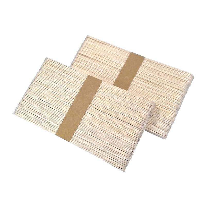 100Pcs Jumbo Wooden Craft Sticks Wooden Popsicle Craft Sticks Stick 6” Long x 3/4”Wide Treat Sticks Ice Pop Sticks for DIY Crafts，Home Art Projects, Classroom Art Supplies - NewNest Australia