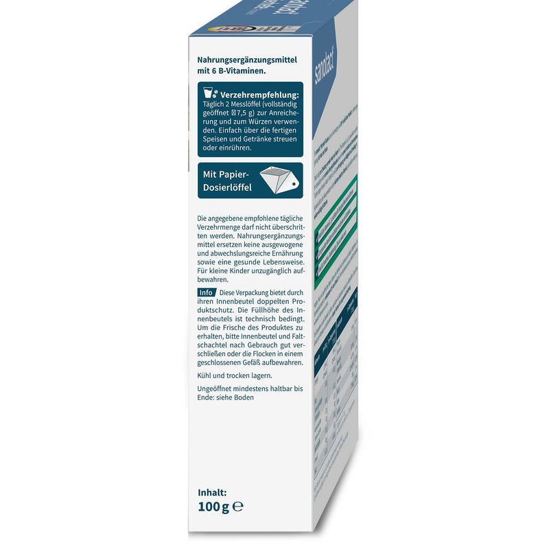 Sanotact Brewer'S Yeast Flakes ‚ 100 G Natural Brewer'S Yeast Flakes ‚ With Biotin And 6 B Vitamins For Skin Hair Nails ‚ Ideal As Vegan Parmesan, For Cooking, Seasoning, Etc. - NewNest Australia