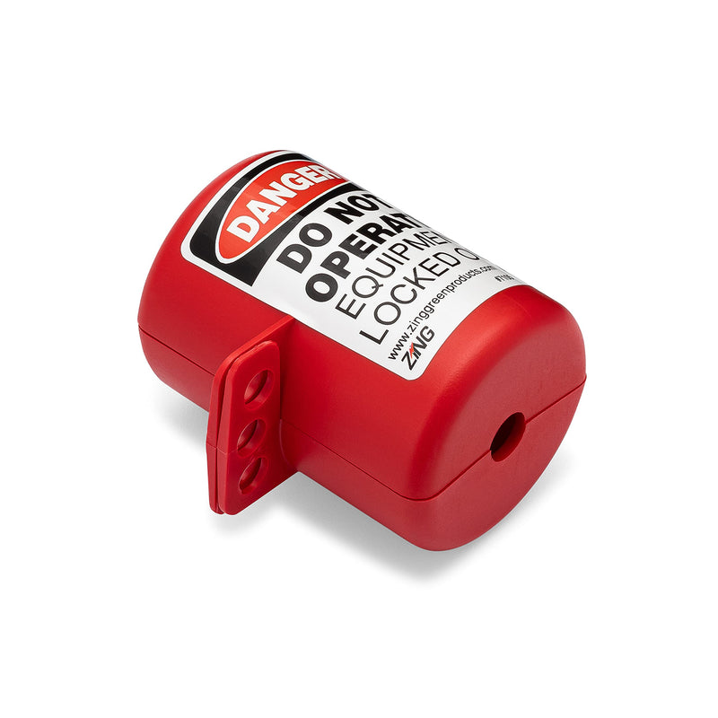 ZING 7105 RecycLockout Lockout Tagout, Small Plug Lockout, Recycled Plastic 1-Pack - NewNest Australia