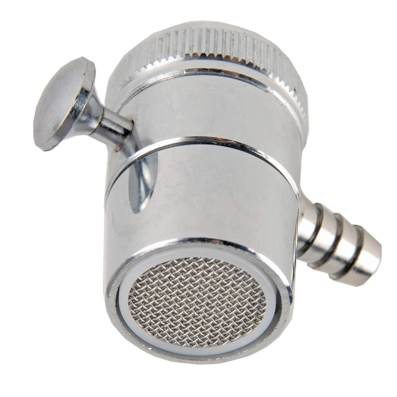 Faucet Aerator Adapter, Water Filter With Diverter, 3/8 Inch Barb, Chrome Finish, AB1953 LED Free Compliant - NewNest Australia