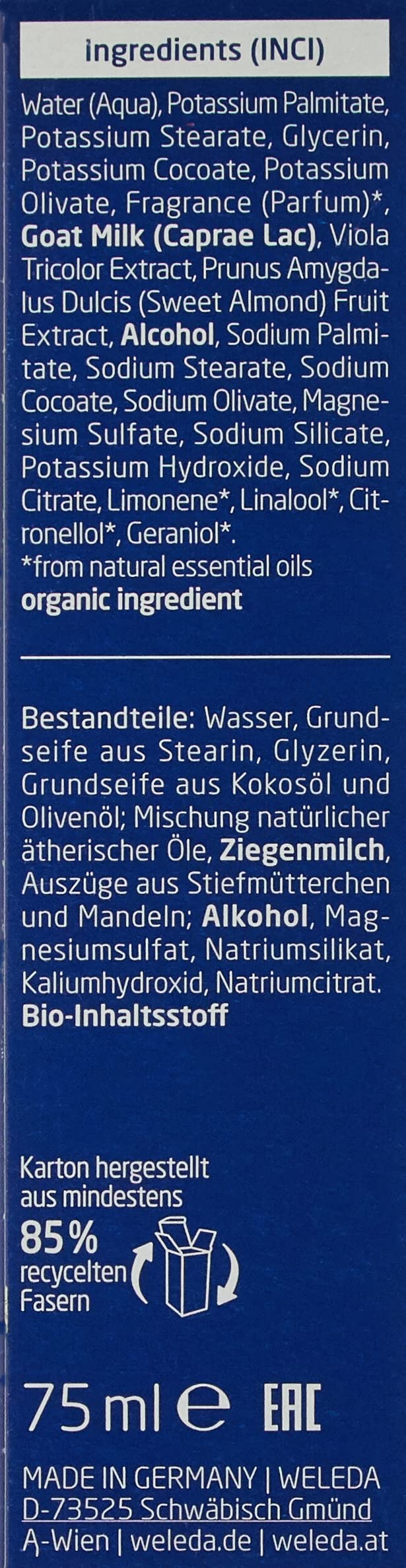 Weleda shaving cream 75 ml - NewNest Australia