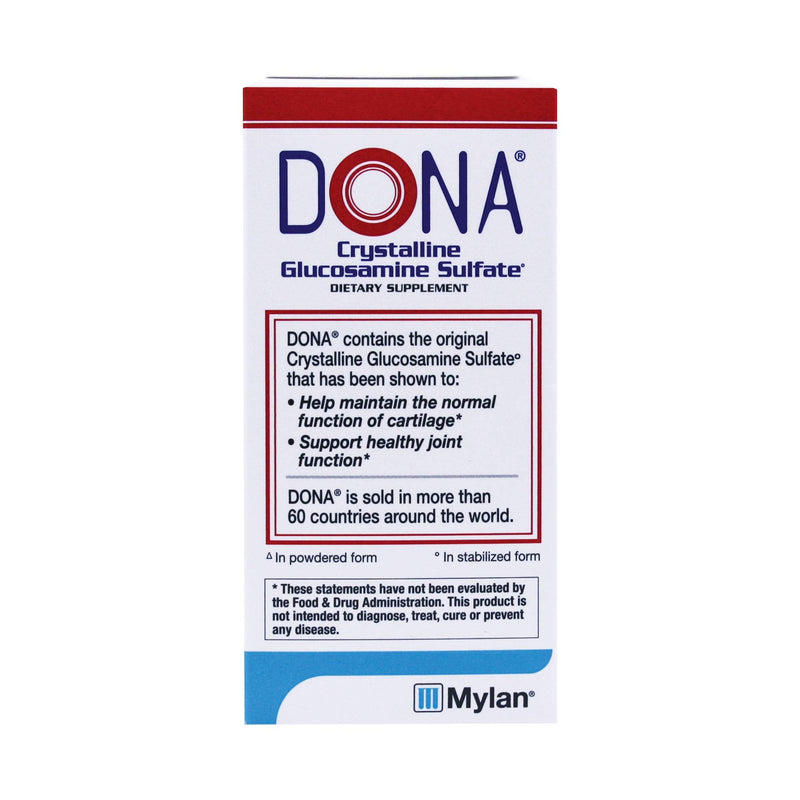 Dona Crystalline Glucosamine Sulfate, 750 Mg, 60 Count - NewNest Australia