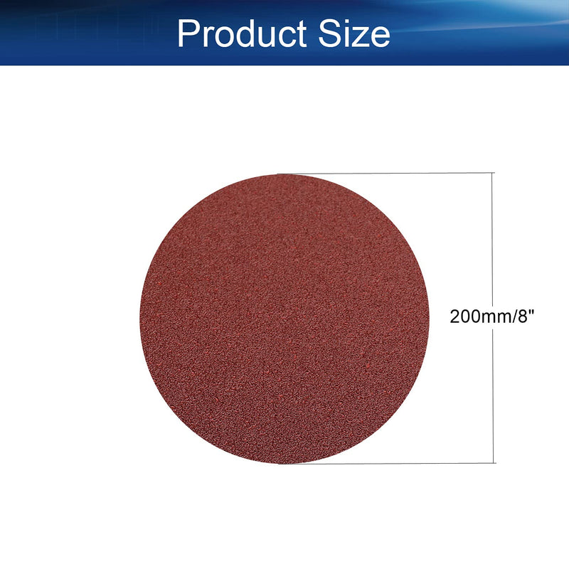 Auniwaig 8-Inch PSA Sanding Disc 40 Grit Aluminum Oxide Self Stick Adhesive Round Shape Sanding Paper NO-Hole for Self Stick Aluminum Oxide Round Sandpaper with Sticky Back 10PCS - NewNest Australia