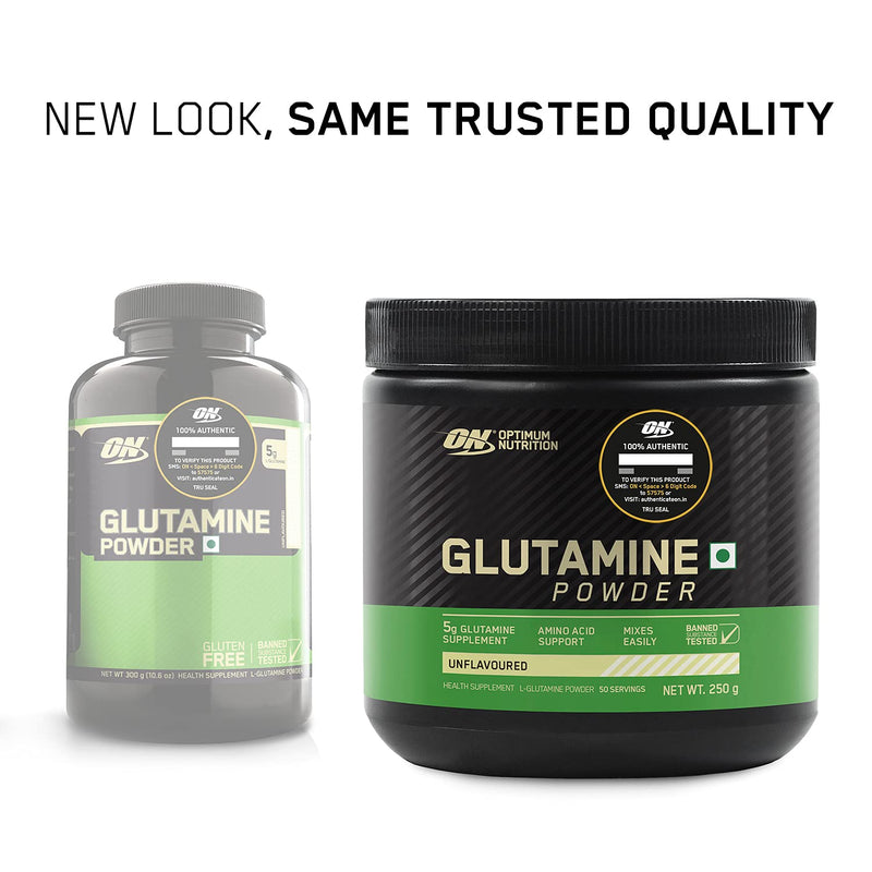 Optimum Nutrition L-Glutamine Muscle Recovery Powder, 300 Gram 58 Servings (Pack of 1) - NewNest Australia