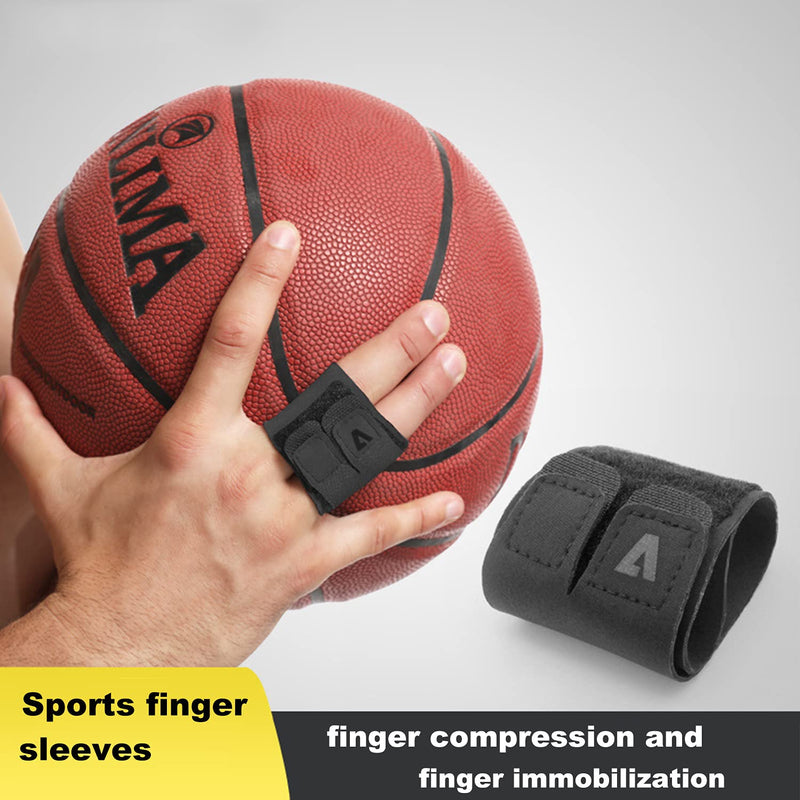 Milec Finger Splint Finger Buddy Wraps Reusable Finger Tapes Adjustable Elastic Finger Sleeves Compression Bandage Support Mallet Finger Brace for Arthritis Pain, Sport Injuries - NewNest Australia