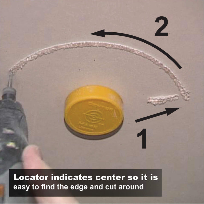 Calculated Industries 8110 Center Mark Drywall Recessed Lighting Cutout Locator Tool - NewNest Australia