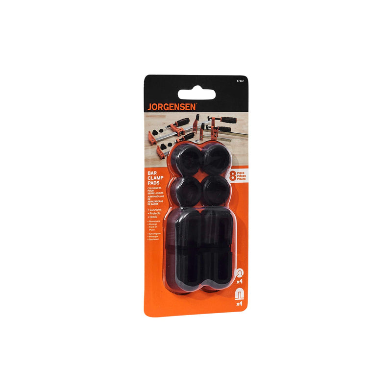 Pony Jorgensen Adjustable Clamp Jorgensen 7437 Work Protecting Bar Clamp Pads, Black 1 Pack - NewNest Australia