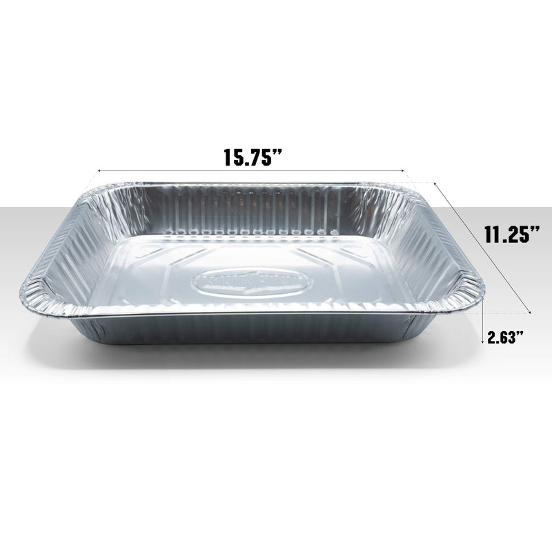 Kingsford Heavy Duty All-Purpose Aluminum Pans | Disposable Aluminum Foil Pans Ideal for Cooking, Baking, Steaming, Grilling, & Smoking | Safe, Disposable Chafing Dish, 4 Pack 4 Count - NewNest Australia