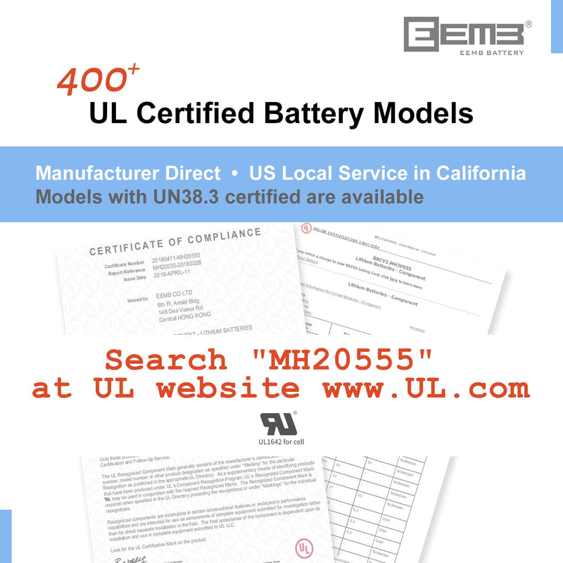 EEMB ER34615 Nonrechargeable 3.6V Lithium Battery Li-SOCL₂ D Size 19000 mAh High Capacity UL Certified Single-Use 3.6V Lithium Thionyl Chloride Battery DO NOT Charge Battery 1 - NewNest Australia