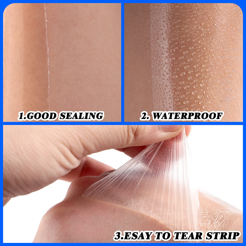 Peritoneal Dialysis Shower Protector Waterproof Transparent Dressing Wound Cover Bandage Tape for Swimming Post Surgical Scar Therapy Tattoo Dressings, 7.87 x 7.87 Inches (25) 25 - NewNest Australia