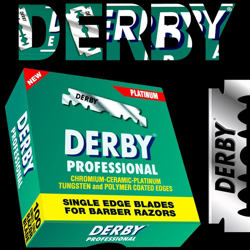Derby razor blades Professional 300 / pack of three - 3 x 100 pieces, rustproof, individually packed - NewNest Australia