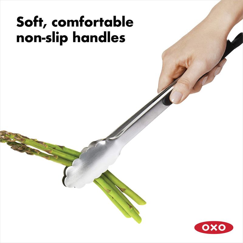 NewNest Australia - OXO Good Grips 12-Inch Stainless-Steel Locking Tongs, Multicolor 1 