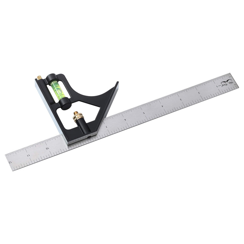 Mr. Pen- Combination Square, 12" Combo Square, Carpentry Tools, Carpenter Square, Woodworking Tools, Metal Ruler, Framing Square, T Square, T Ruler, Combination Square Set, Square Tool, Metal Square - NewNest Australia