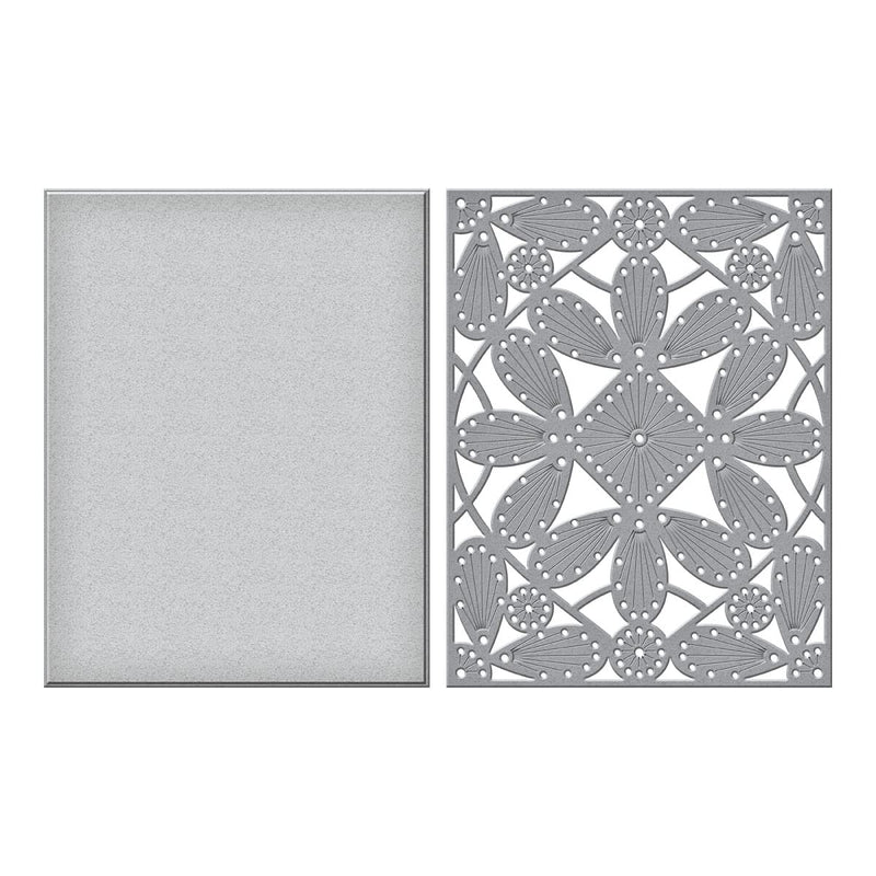 Spellbinders Petal Frame Dies from The Spring Into Stitching Collection Etched Die Template, Bronze 48 Count - NewNest Australia