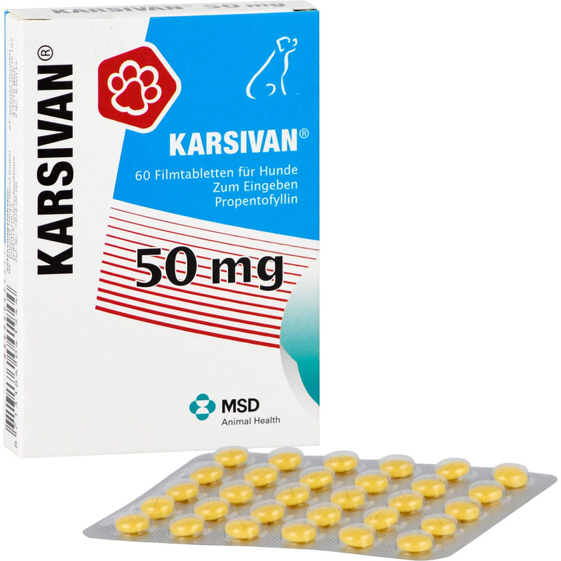 karsivan 50 film-coated tablets for dogs 60 pcs - NewNest Australia