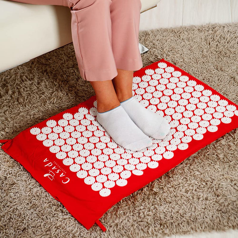Casada Miomat - Acupressure Mat / Full Body Massage Mat / Needle Mat For Back, Shoulders, Neck, Soothing Relaxation, Traditional Chinese Medicine, Massage Nubs, Regeneration - NewNest Australia