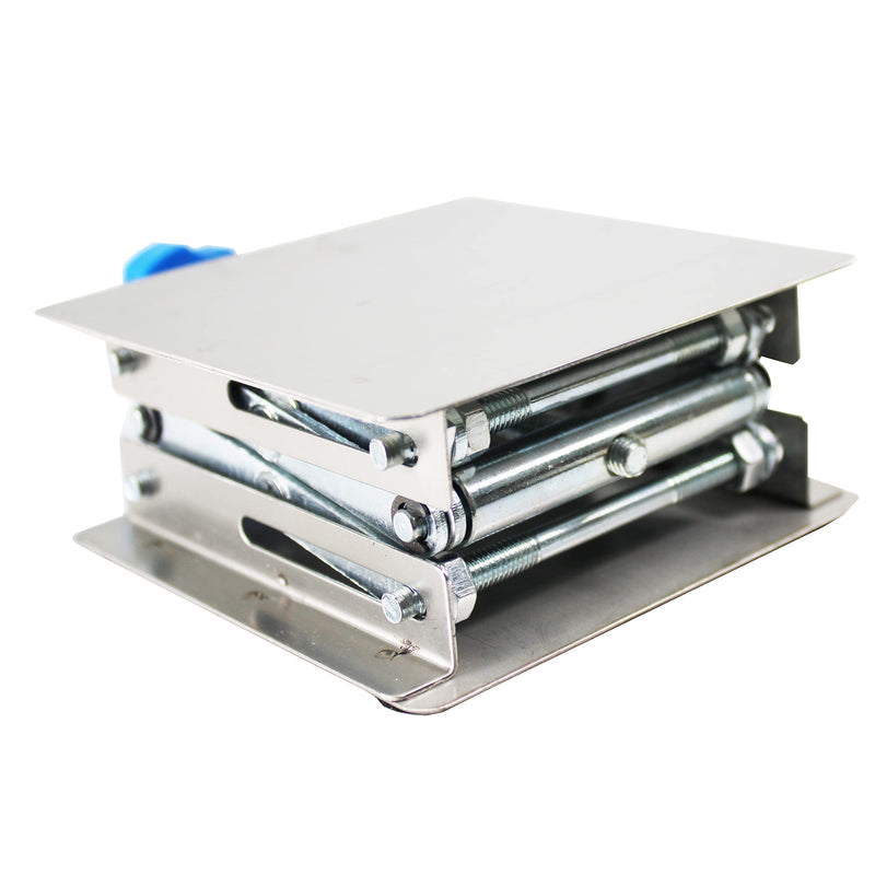 HFS(R) 4" x 4" 100mm Stainless Steel Lab Jack Scissor Stand Platform 3kg/6.6lbs Load Bearing 3kg/6.6lbs 4x4x5.9" - NewNest Australia