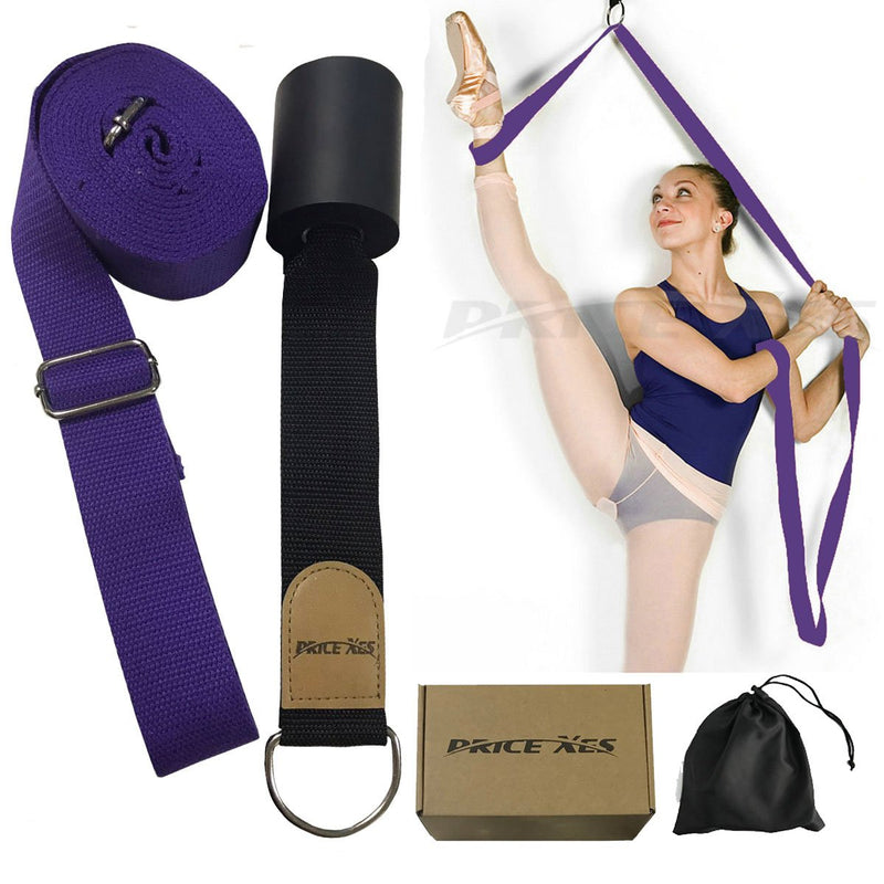 Price Xes Leg Stretcher, Door Flexibility & Stretching Leg Strap - Great for Ballet Cheer Dance Gymnastics or Any Sport Leg Stretcher Door Flexibility Trainer Premium Stretching Equipment Purple - NewNest Australia