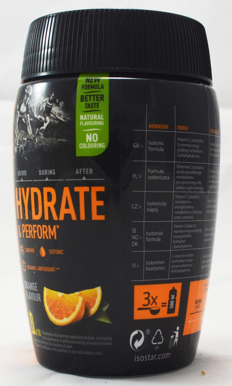 Isostar Hydrate and Perform Orange Powder 400g - NewNest Australia