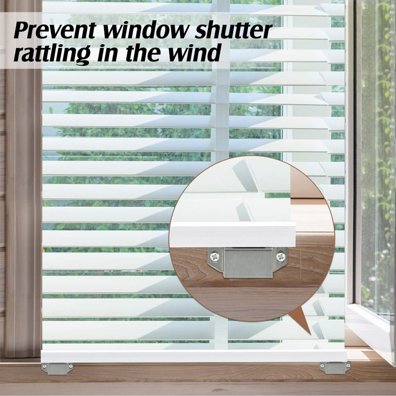 125 Pieces Shutter Metal Hardware Repair Plantation Shutters Tool Set Plantation Shutter Repair Kit Plantation Shutter Magnets Replacement Shutter Pins for Shutter, Cabinet, Furniture, Closet - NewNest Australia