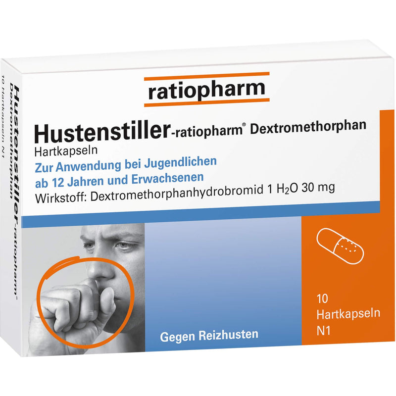 COUGH STILLER ratioph.Dextromethorphan capsules 10 pcs - NewNest Australia