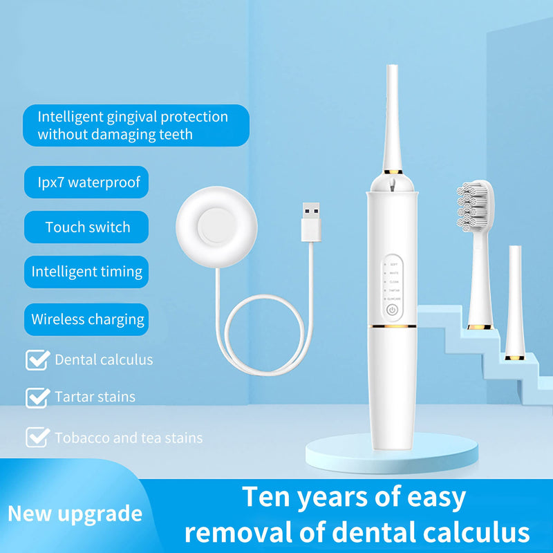 Aiyazhi ultrasonic Plaque Tartar Stain Remover for Teeth, 5 Modes Touchscreen Electric Dental Plaque Removal Scaler Tools and Power ultrasonic Tooth Cleaner, Teeth descaler Cleaning kit - NewNest Australia