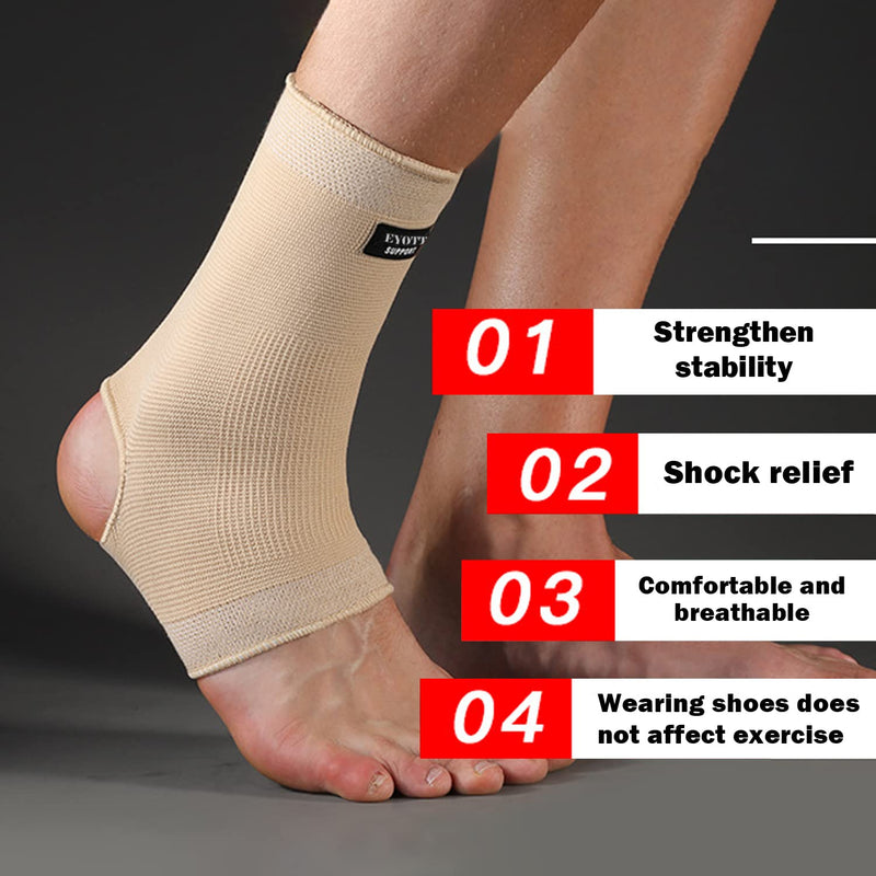 Eyotto Compression Ankle Brace For Men And Women, Breathable Ankle Brace For Men And Women, Ankle Compression Socks For Swelling, Plantar Fasciitis, Pain Relief, Running - NewNest Australia