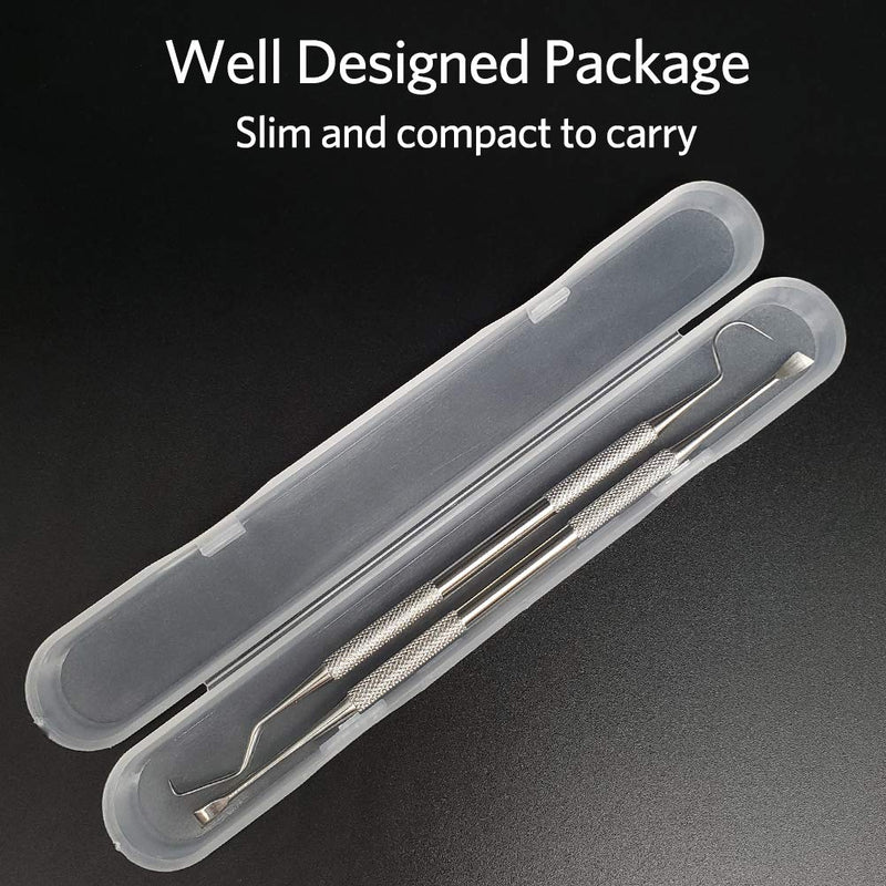 Professional Dental Tools, Langsum Stainless Steel Teeth Cleaning Tools for Dentist, Personal Using, Pets, Dental Hygiene Kit with Dental Scaler Pick, Tooth Tartar Scraper Remover and Storage Box - NewNest Australia