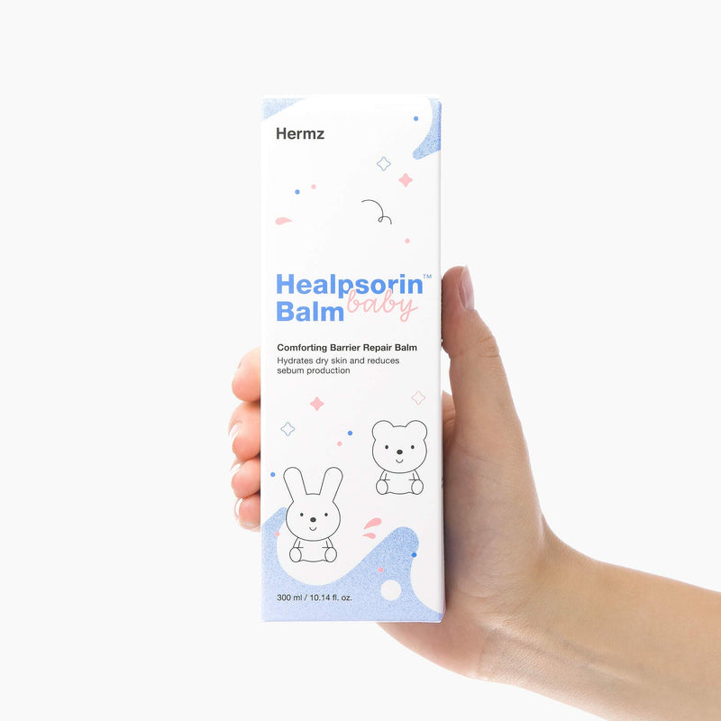 Healpsorin Baby Balm: Eczema & Cradle Cap Balm with Ceramide Blend, Comfrey Root, Prebiotics & Provitamin B5 - Dry Skin Cream Soothes Sensitive Skin, Loosens Skin Flakes and Helps Skin Regeneration - NewNest Australia