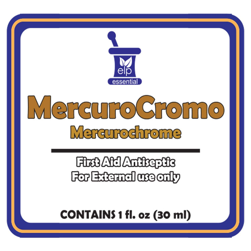 Mercurochrome Antiseptic Mercuro Cromo 1oz - NewNest Australia