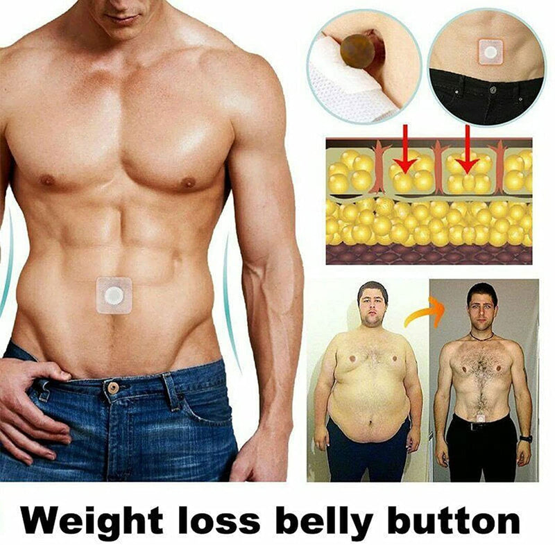 Pack of 60 Mugwort Navel Stickers, Natural Herbal Belly Stickers, Detox Plasters, Mugwort Navel Stickers, for Beer Belly, Belly Fat Waist, Bucket Waist 60PCS - NewNest Australia