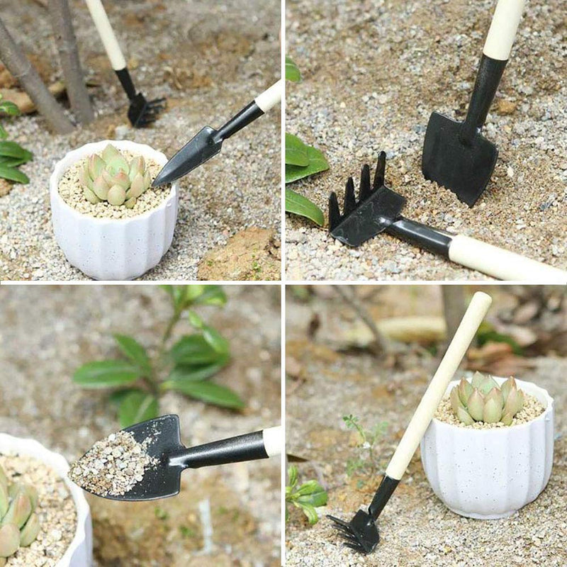 SONGZIMING 15 Pcs Succulent Plant Tools Set, Mini Garden Planting Watering Tool Kit for Succulent Miniature Gardening Plant Care 15Pcs - NewNest Australia