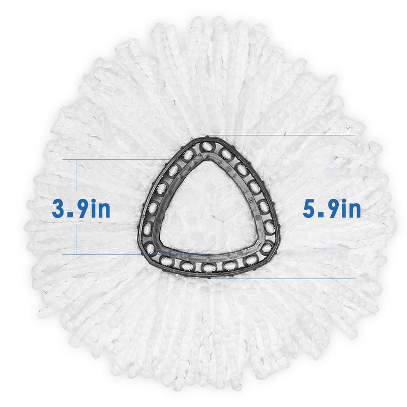 Mop Replacement Heads Compatible with Spin Mop, Microfiber Spin Mop Refills, Easy Cleaning Mop Head Replacement 1 - NewNest Australia