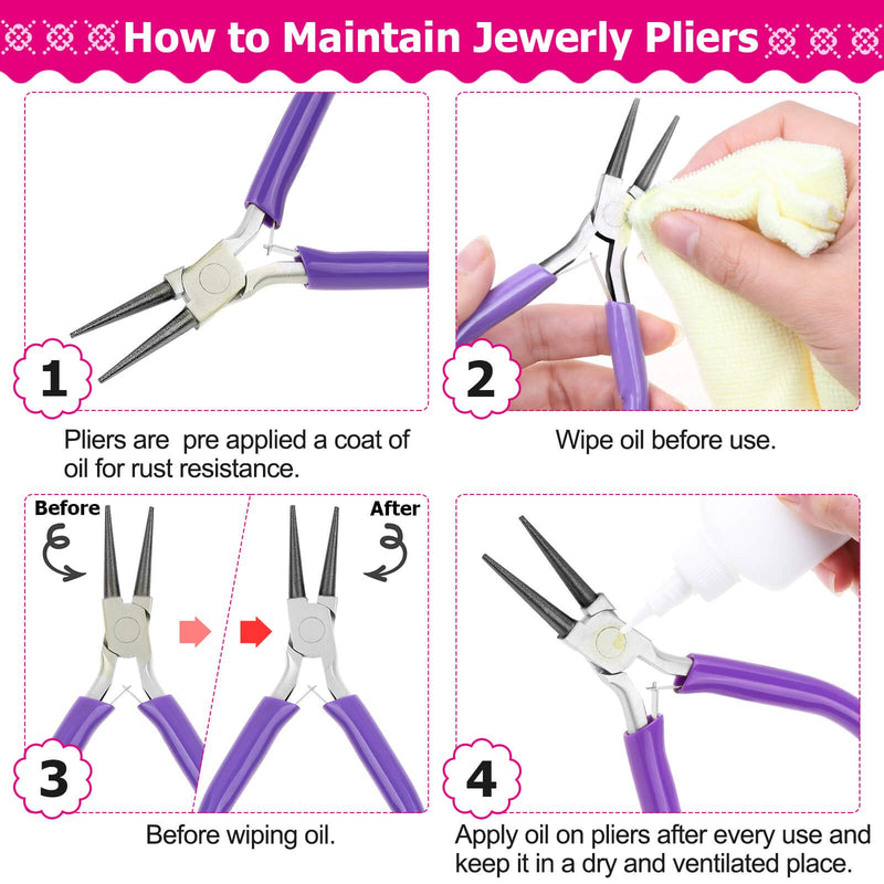 Jump Rings and Jewelry Pliers for Jewelry Making, Cridoz Jewelry Repair Kit with 1520Pcs Silver Jump Rings and 3Pcs Jewelry Pliers for Earrings, Necklaces, Rings, Bracelets and Jewelry Making Supplies - NewNest Australia