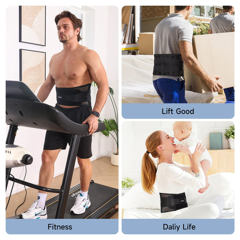 Bynccea Back Support Belt For Men And Women, Relief From Back Pain, Breathable Back Brace For Heavy Lifting, Lumbar Support Belt For Herniated Disc, Sciatica, Scoliosis - NewNest Australia