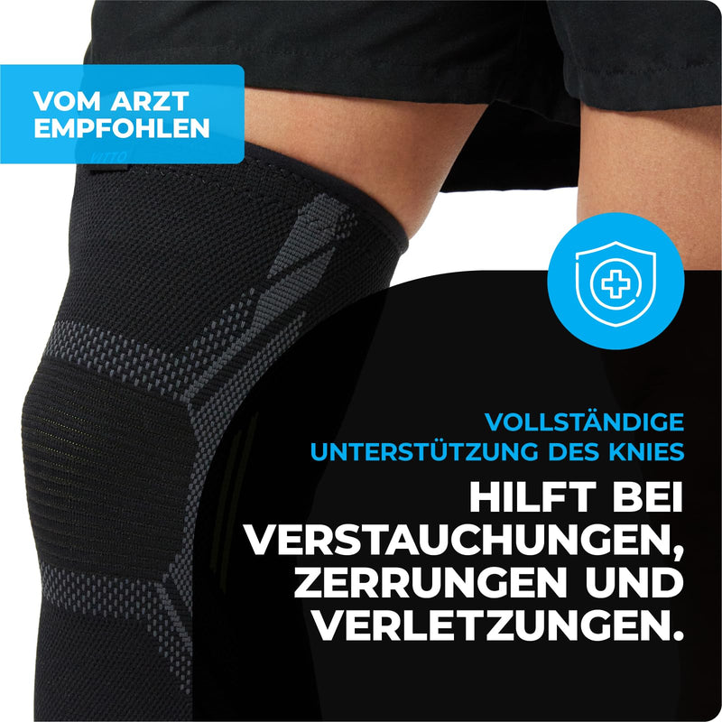 VITTO Knee Brace Men/Women - Knee Bandage for Relieving Knee Pain, Osteoarthritis Knee, Meniscus and Weight Training (S) Case S (Pack of 1) - NewNest Australia