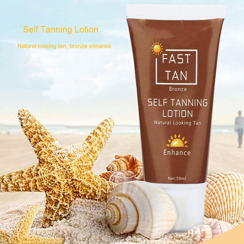 Tanning Cream, Face and Body Tanning Gel, Self Tanning Lotion, Natural Bronzer Sunscreen Tan, for Outdoor and Indoor Tanning - NewNest Australia