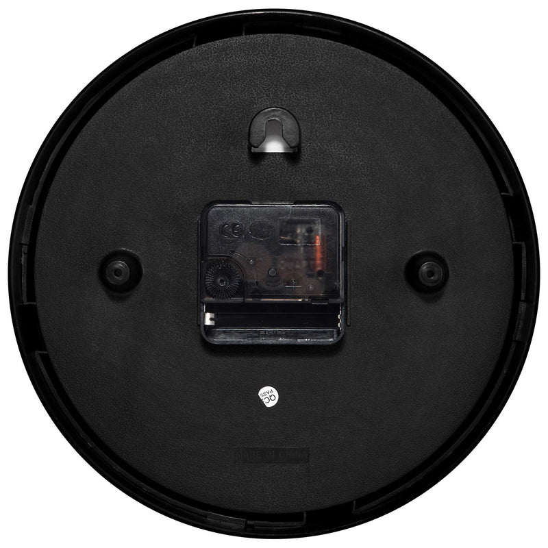 NewNest Australia - NUOVO 8 inch Wall Clock (Black) Black 
