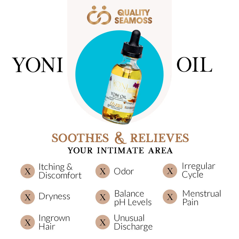 Natural Yoni Oil. Feminine Oil, Eliminates Odor, Restores PH Balance, Heals and soothes, 100% Organic, Herbal Yoni Blend Made with Tea Tree, Mint, Lemongrass, Jasmine & Chamomile Oils,1 oz 1 Fl Oz (Pack of 1) - NewNest Australia