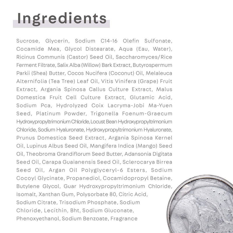 NatureLab Perfect Shine Scalp Scrub - Paraben-Free Dry Scalp Treatment + Scalp Moisturizer - 3-in-1 Gentle Foaming + Exfoliating Scrub with Grape Stem Cells, Pearl + Hyaluronic Acid (8.1 oz / 230g) - NewNest Australia