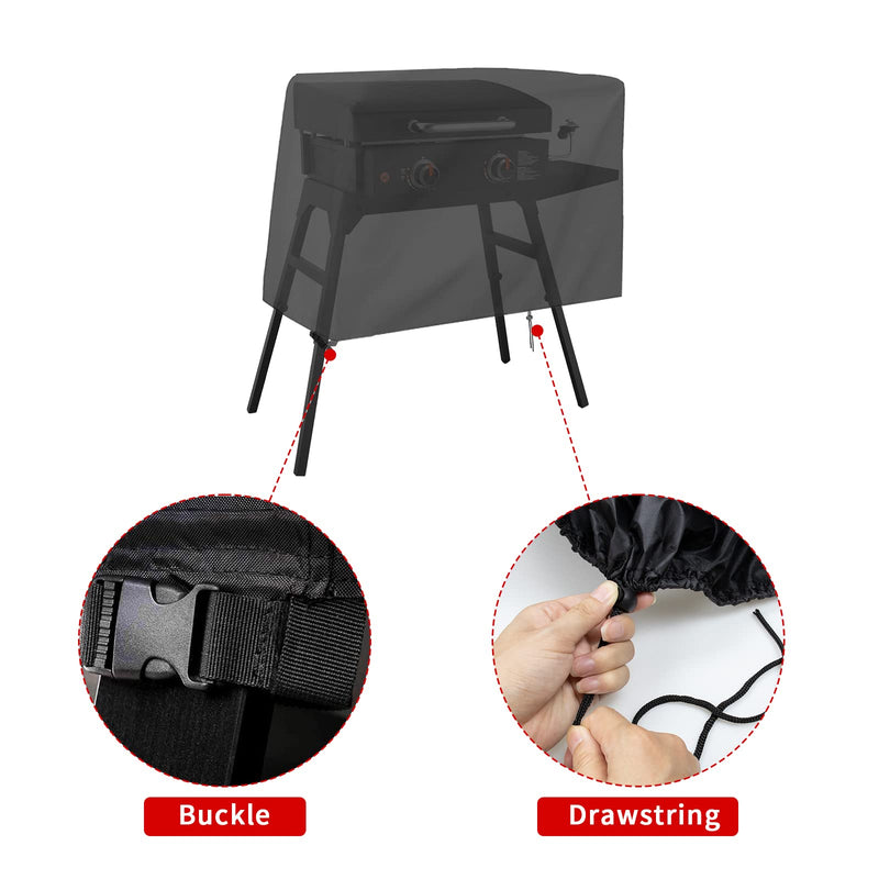 Jungda Grill Cover for Blackstone 17 Inch 22 Inch Griddle with Hood and Stand,Waterproof Cover for 17 Inch & 22 Inch Blackstone Griddle - 40 x 23 x 29 Inch 22" grill cover - NewNest Australia