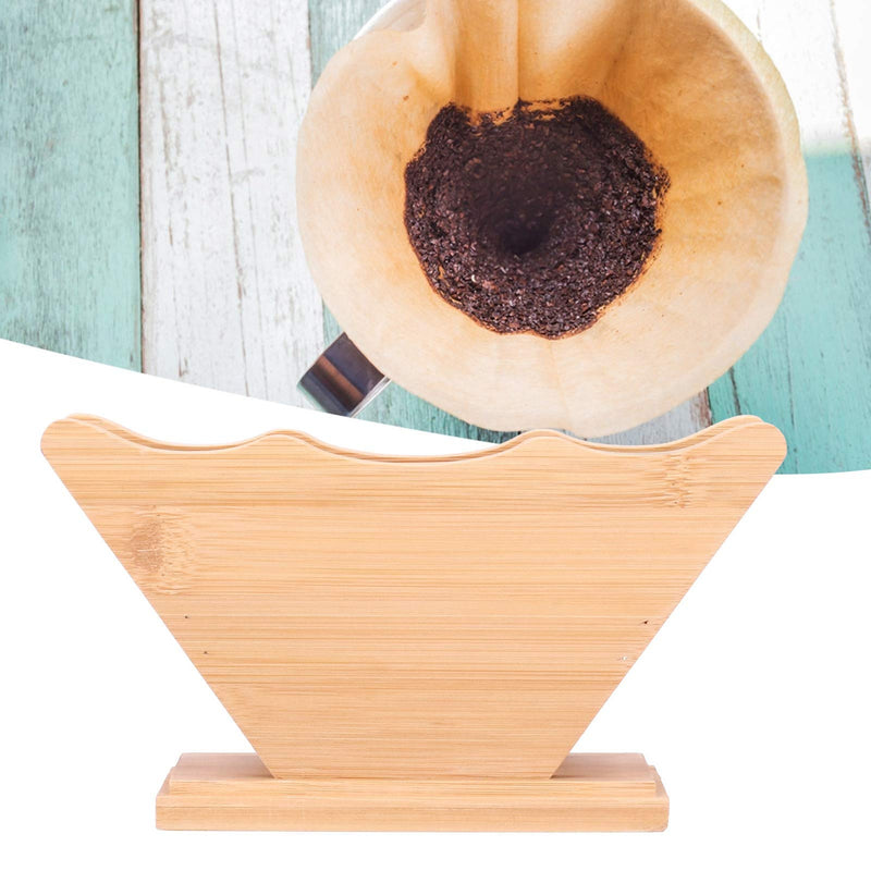 Bamboo Coffee Filter Holder, Coffee Filter Holder, Beautiful Bamboo Elegant Offices Coffee Shops for Girls Man - NewNest Australia