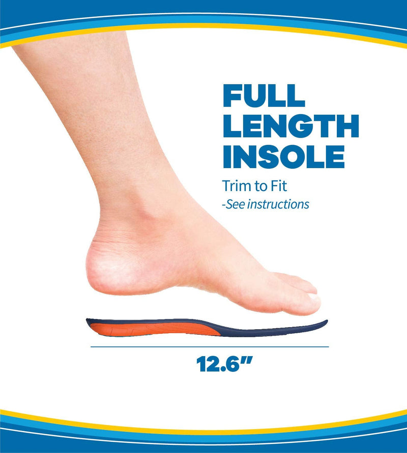 Dr. Scholl’s Extra Support Insoles Superior Shock Absorption and Reinforced Arch Support for Big & Tall Men to Reduce Muscle Fatigue So You Can Stay on Your Feet Longer (for Men's 8-14) 1 Count (Pack of 1) - NewNest Australia
