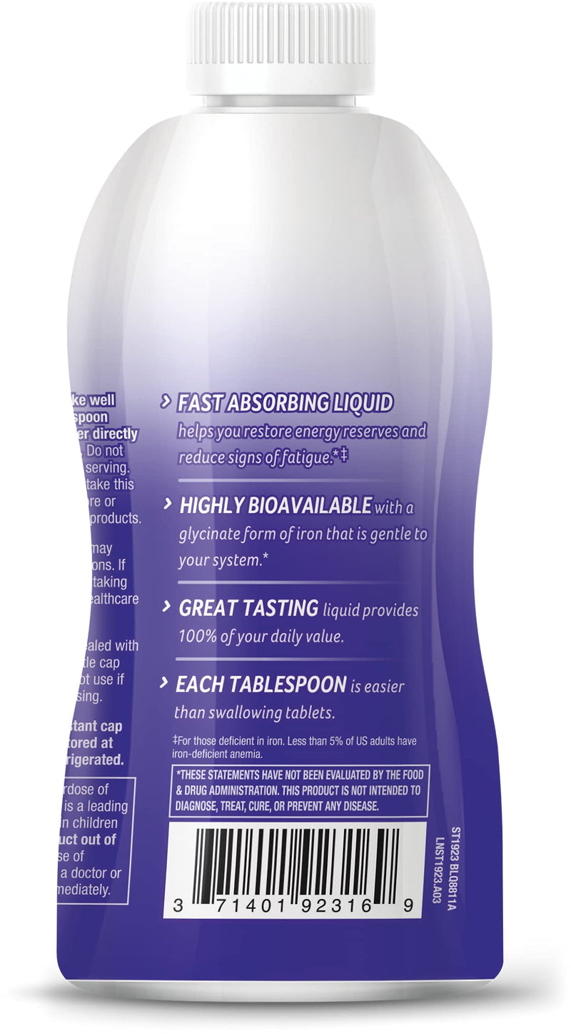 Liquid Mineral Supplement, Iron, Natural Berry, 16 Ounce 16 Fl Oz (Pack of 1) - NewNest Australia