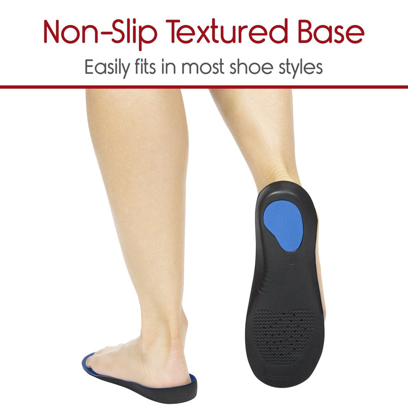 Envelop Full Length Orthotic Insoles - Foot Comfort for Men and Women - Shoe Insert for Plantar Fasciitis Pain Relief US Men's (11.5 - 13.5) Women's (13 - 15) US Men's (11.5 - 13.5) Women's (13 - 15) - NewNest Australia